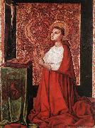 MASTER of the Avignon School Vision of Peter of Luxembourg oil